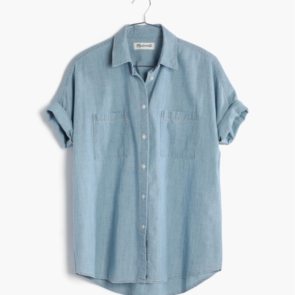 Madewell Chambray Shirt - Picture 2 of 4